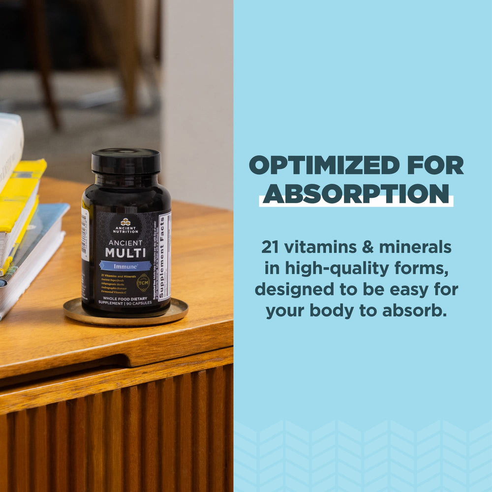 TCM immune blend with Reishi mushrooms, bovine liver, and Andrographis