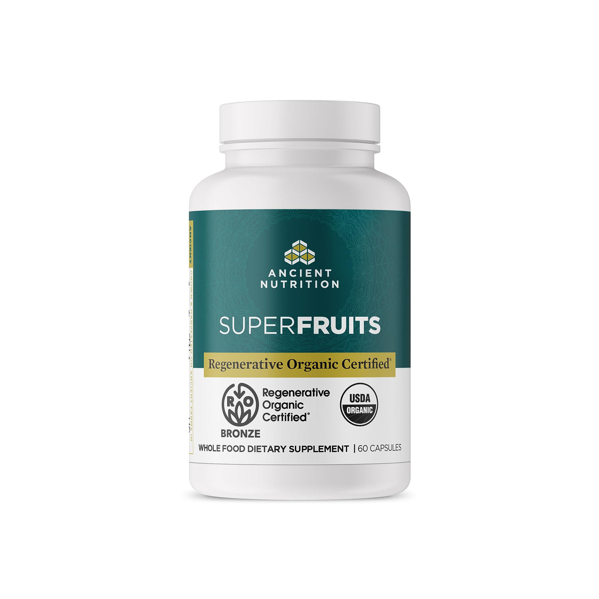 Bottle image of Ancient Nutrition ROC SuperFruits capsules (60 count)