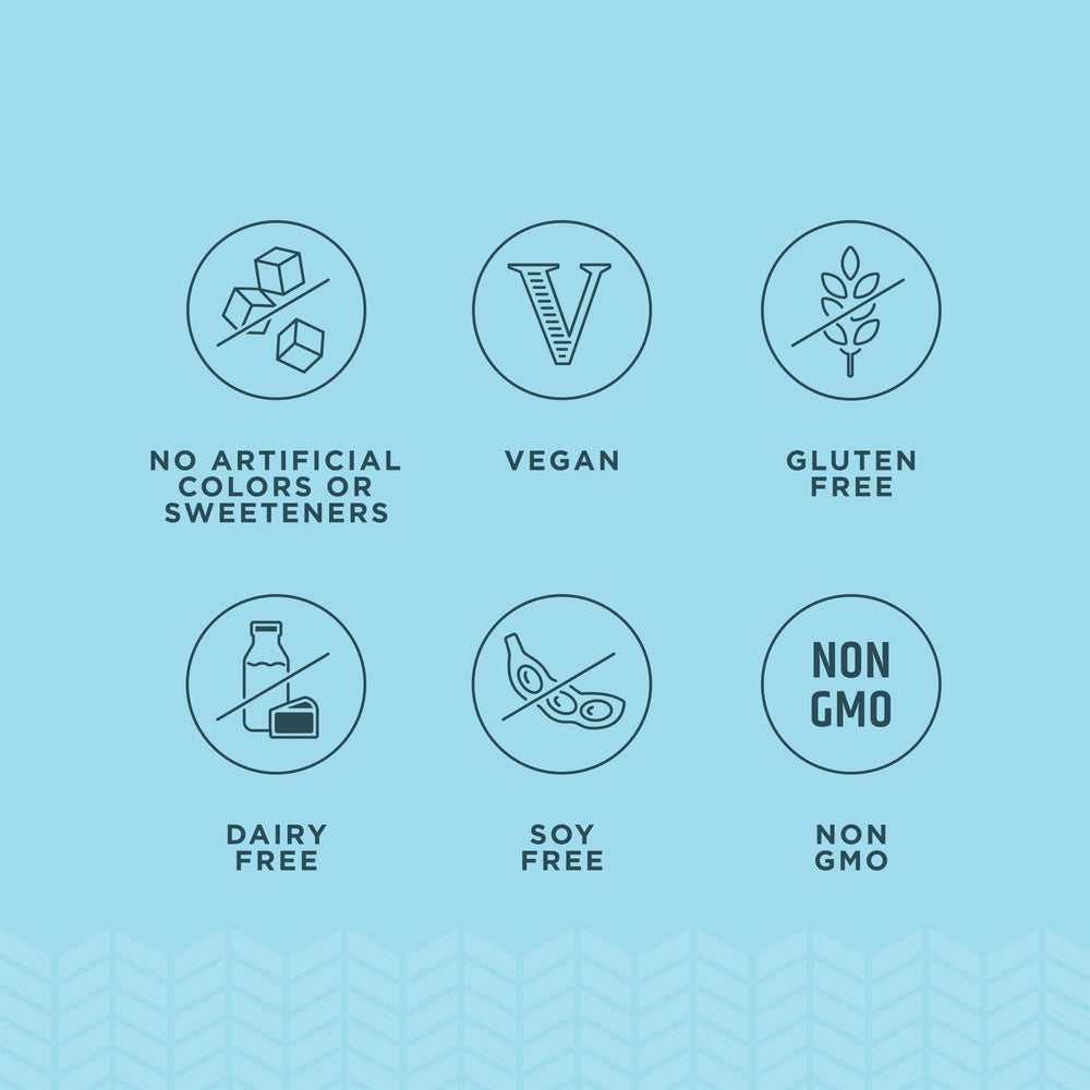 Gluten-free label on the probiotic bottle