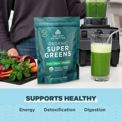 Matcha powder and digestive enzymes visual