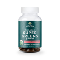 Ancient Nutrition Organic SuperGreens Gummies bottle, 100 count