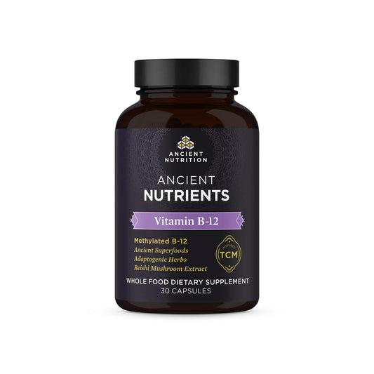 Bottle of Ancient Nutrition Vitamin B12 Supplement