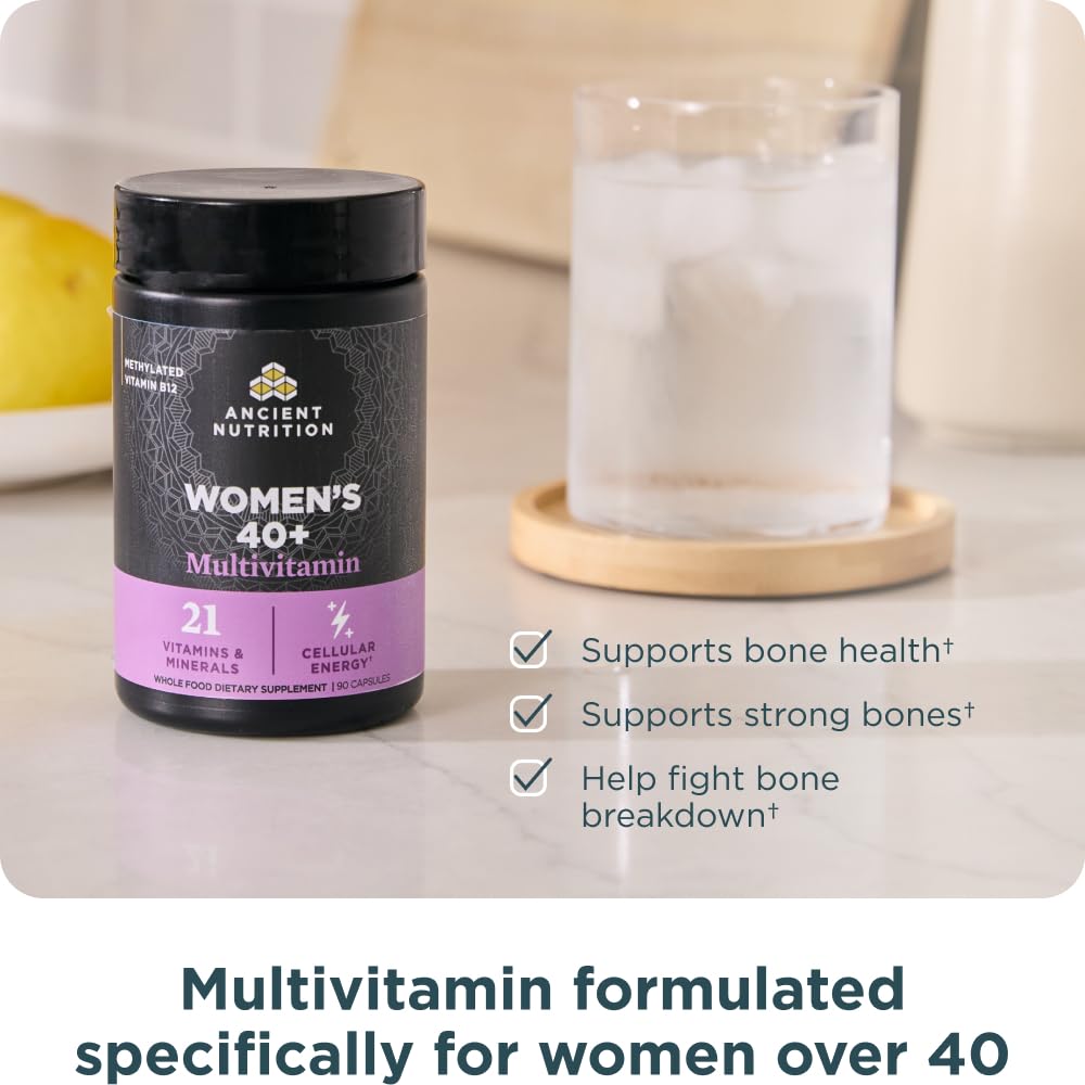 90-capsule bottle labeled for women 40+