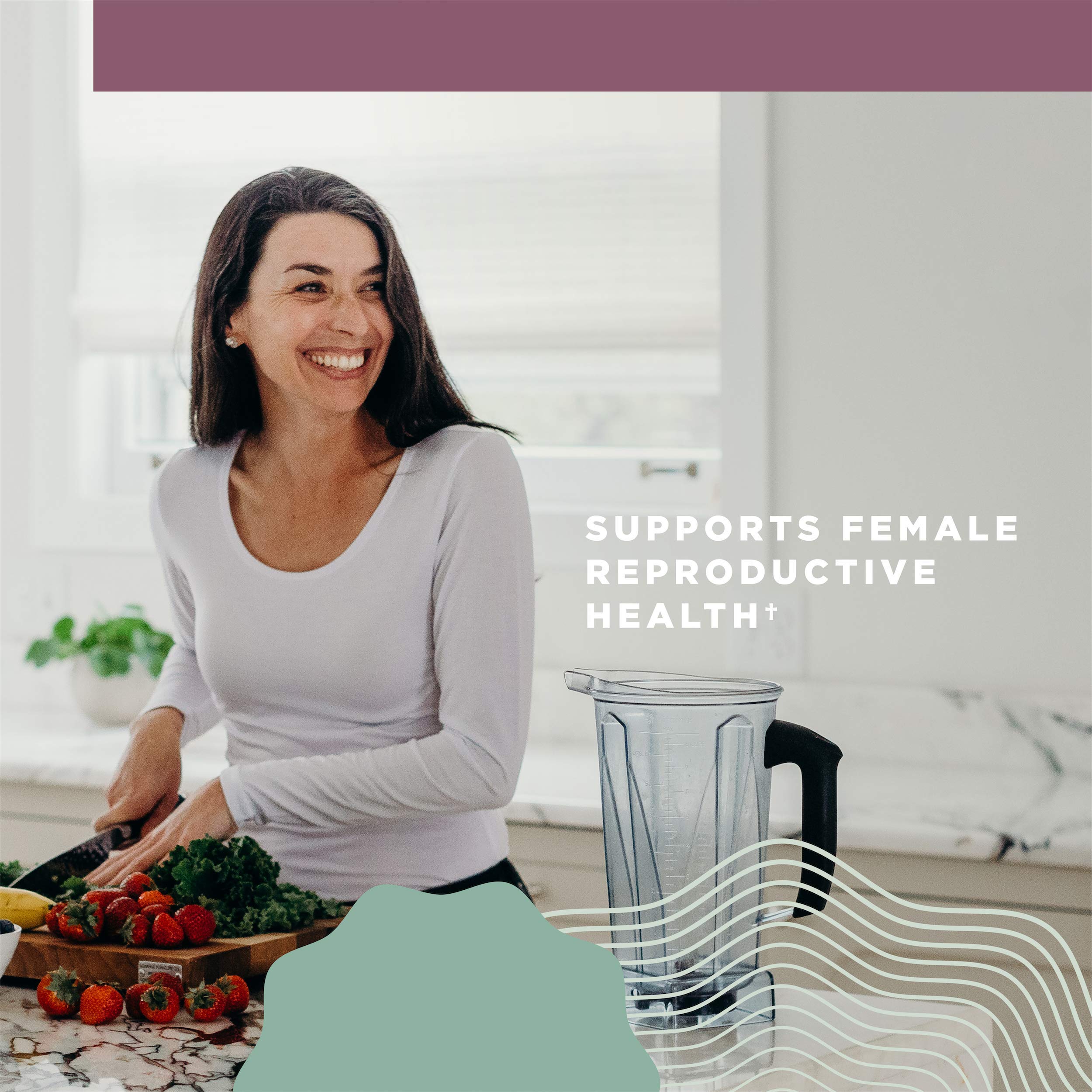 Gluten free badge on Women's Hormones packaging