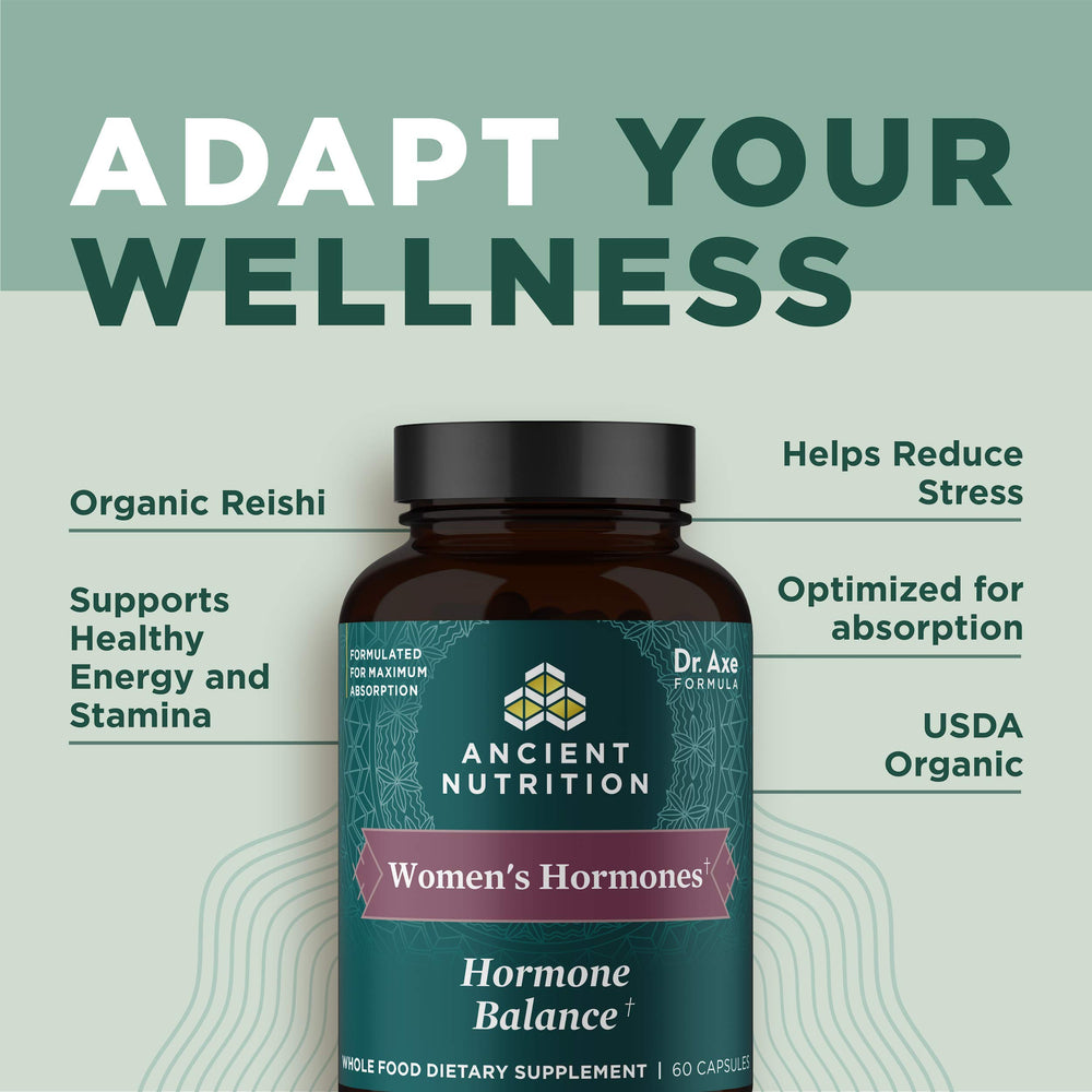 Nutritional facts panel for Women's Hormones