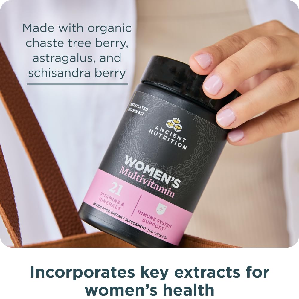 Bone broth and lycium berry ingredients highlighted in the supplement