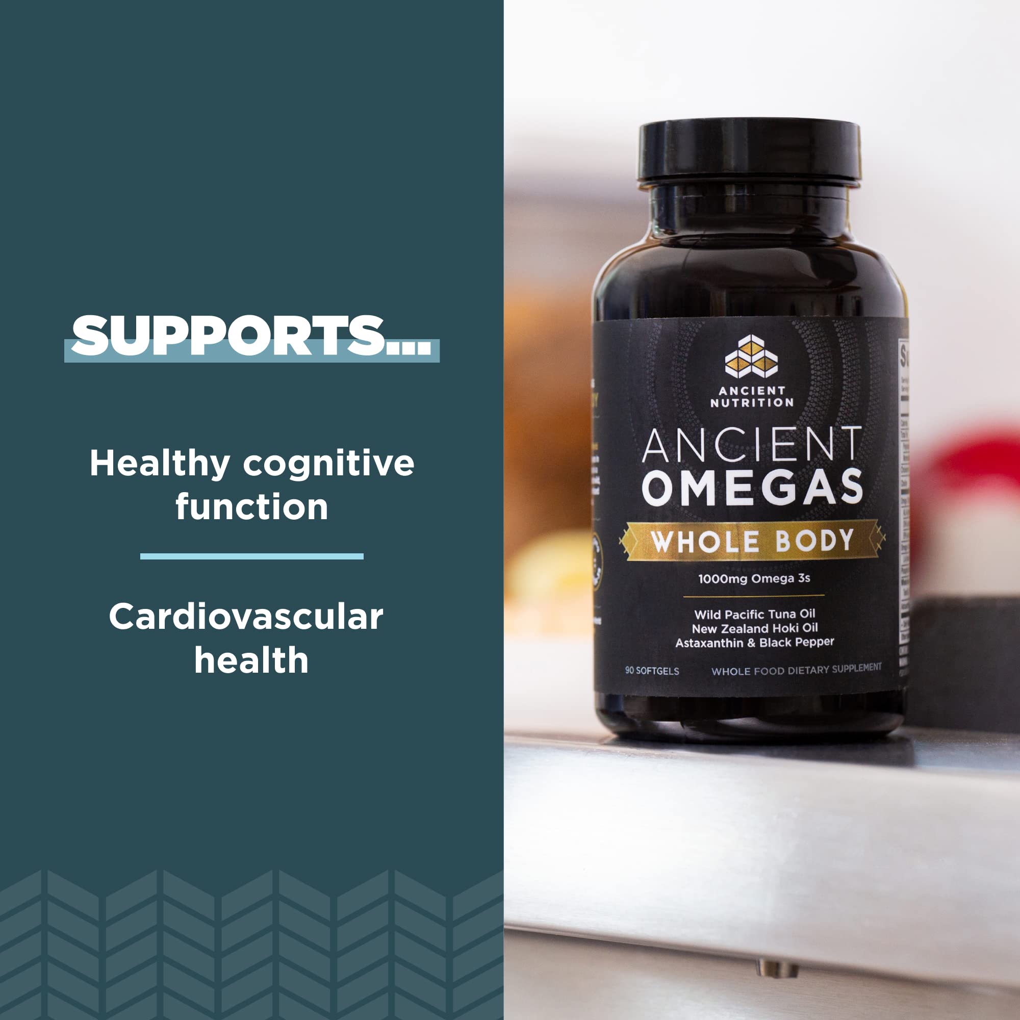 Ancient Omegas Whole Body capsules with chia seeds and botanicals