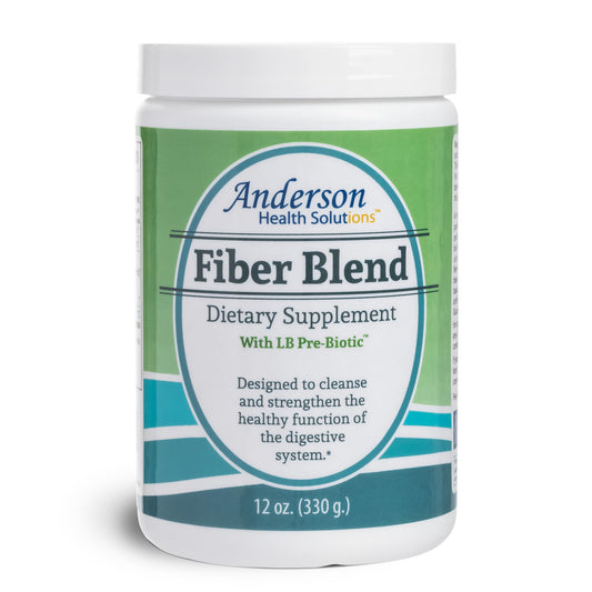 Anderson Fiber Blend 12 oz label