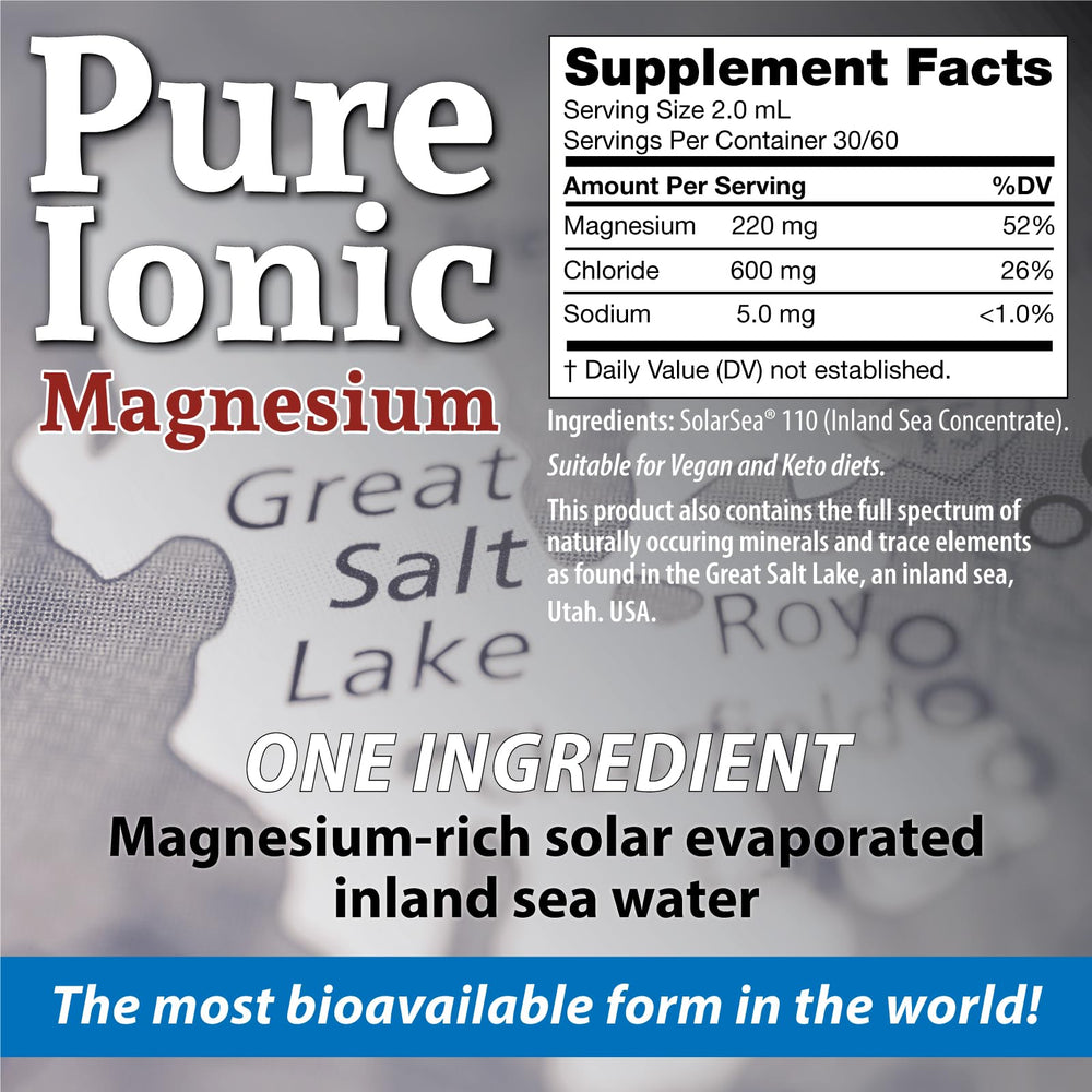 Anderson Ionic Magnesium Complex bottle – back label