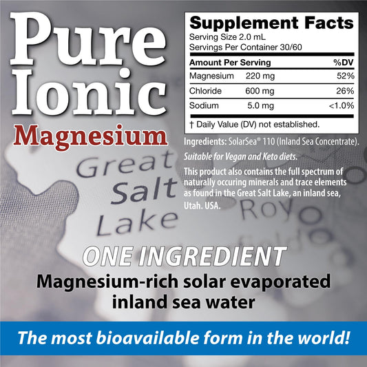 Anderson Ionic Magnesium Complex bottle – back label