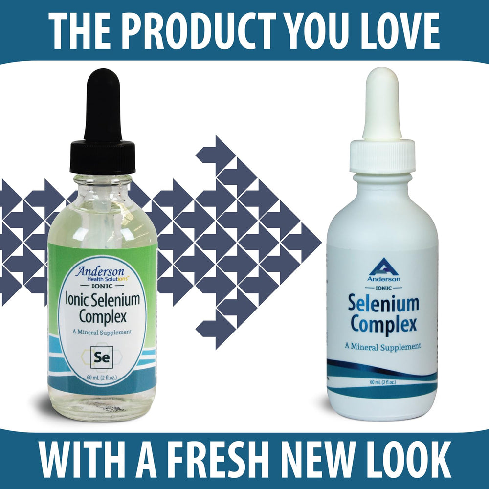 Liquid selenium drops bottle with calibrated dropper