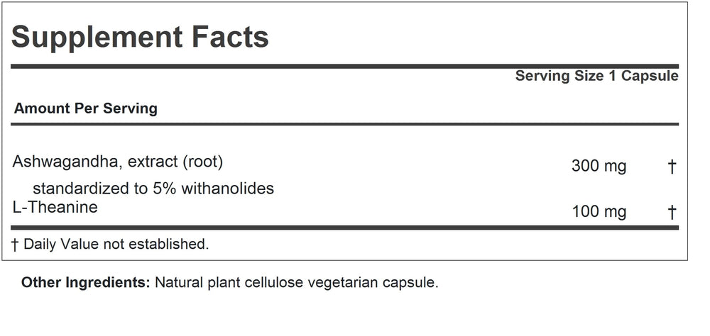 Close-up of standardized ashwagandha root extract