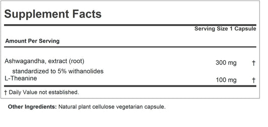 Close-up of standardized ashwagandha root extract