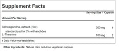 Close-up of standardized ashwagandha root extract