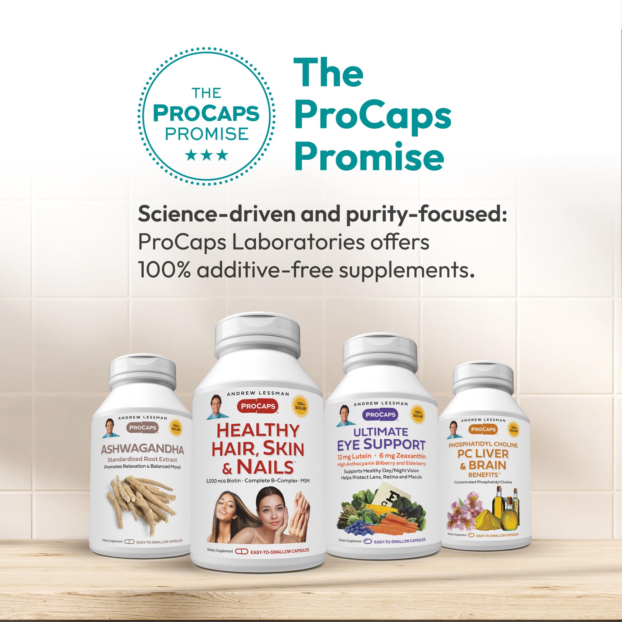 Small easy-to-swallow Ashwagandha + Theanine capsules