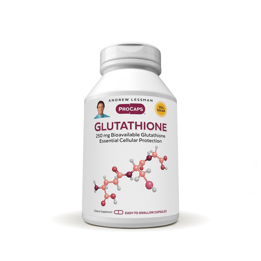 Bottle of Andrew Lessman Glutathione 250 mg – 240 capsules