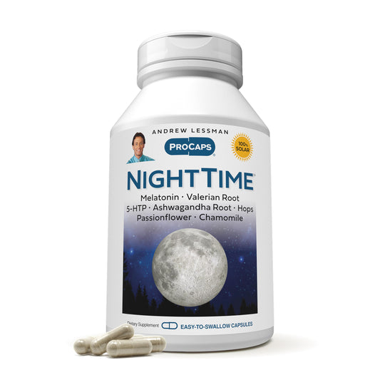 NightTime bottle of 60 capsules by Andrew Lessman