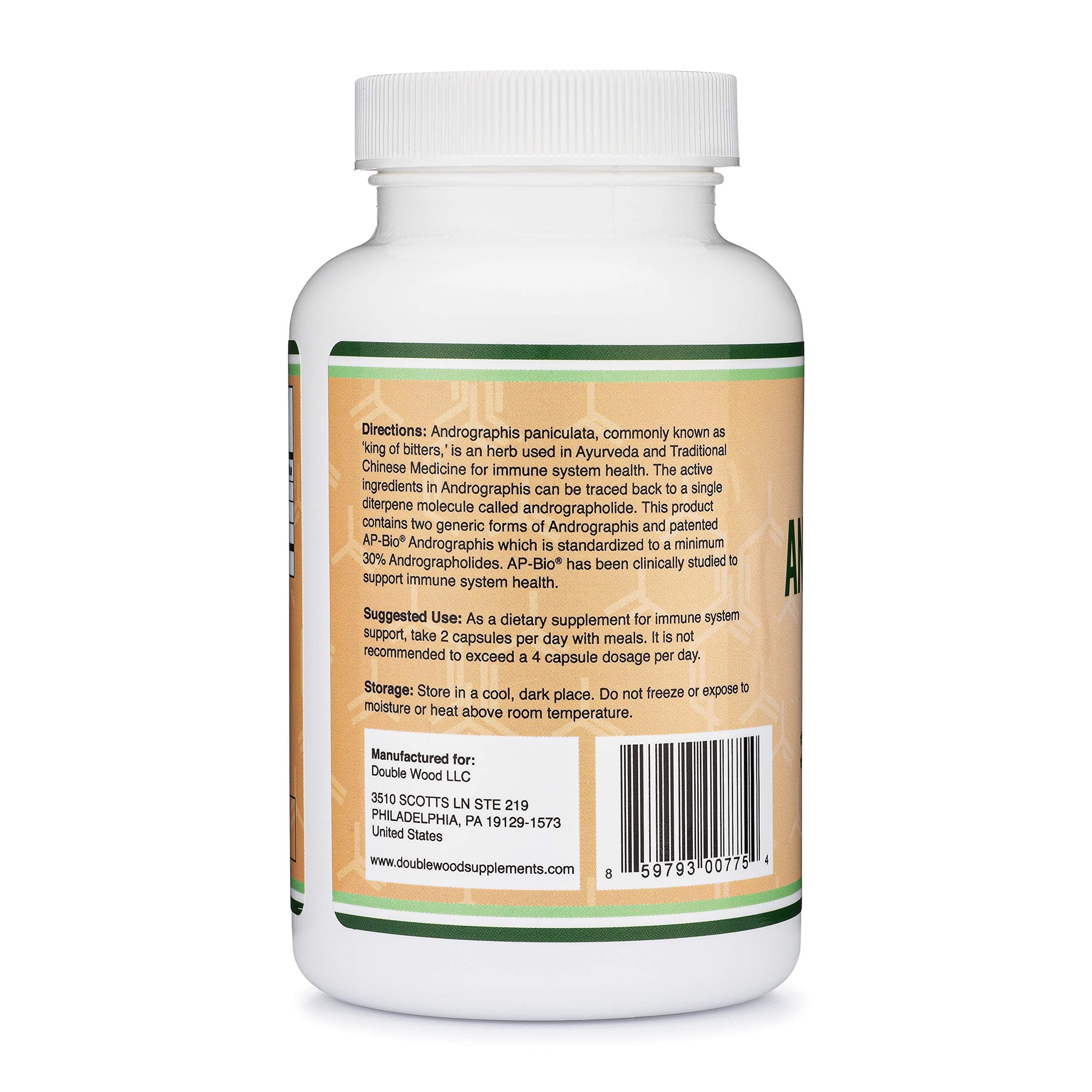 Two-month supply of Andrographis Capsules Max (120 capsules total)