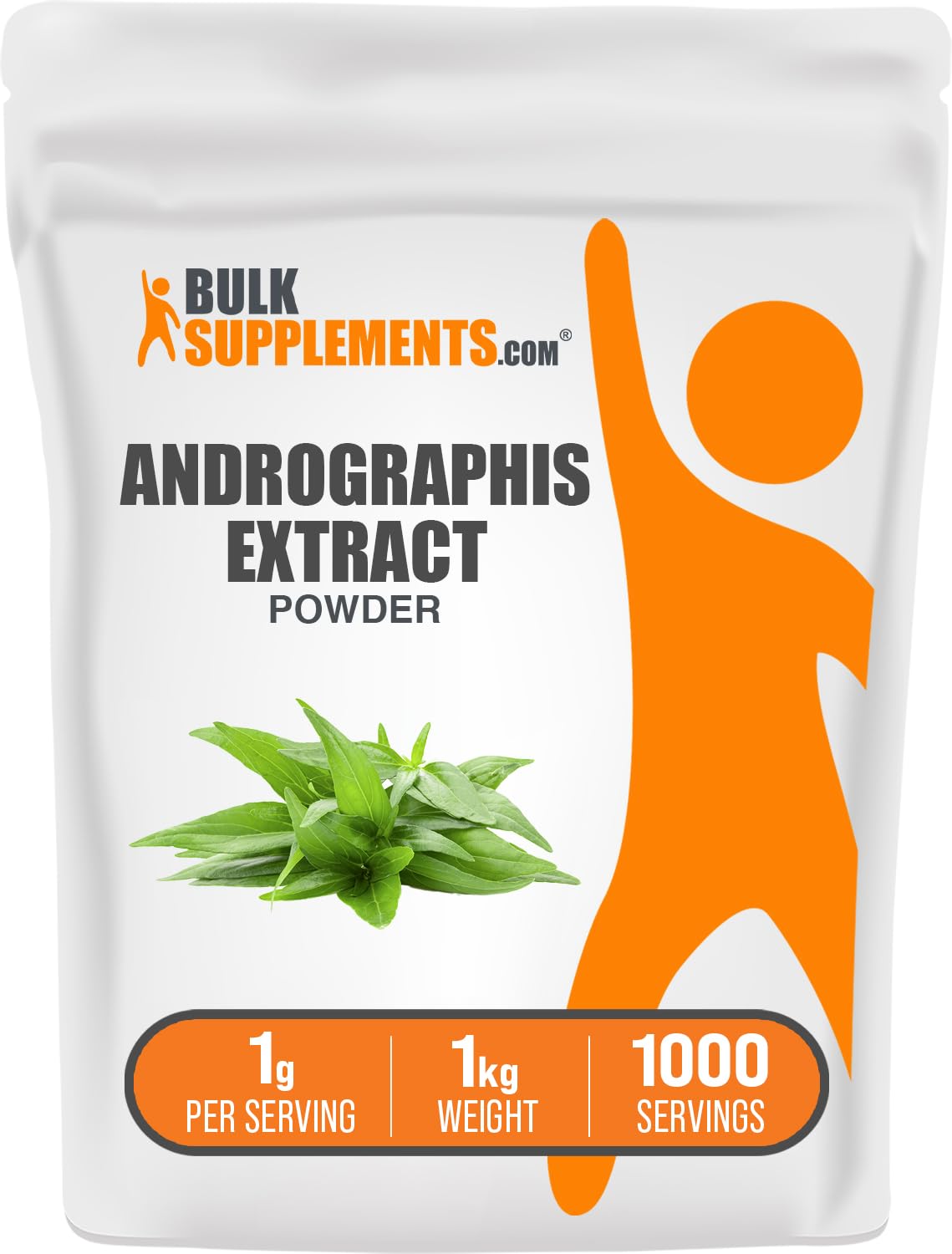 Andrographis Extract Powder bottle with 1 kg packaging