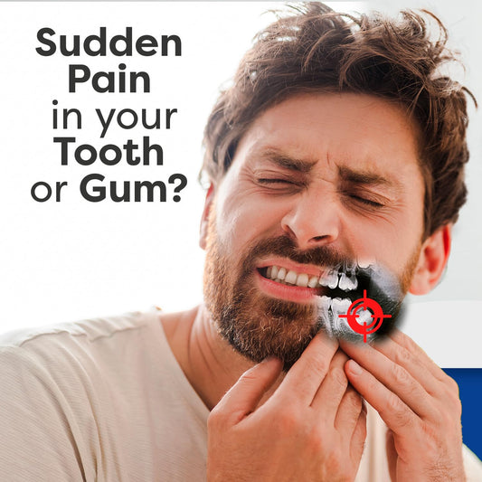 Benzocaine liquid for toothache and nerve pain relief