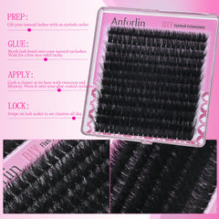 Anforlin compact case keeps 240 clusters organized for easy access.