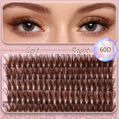Anforlin vegan faux mink brown fibers provide lightweight comfort.