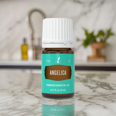 Young Living Angelica aids yoga and meditation with soothing ambiance.