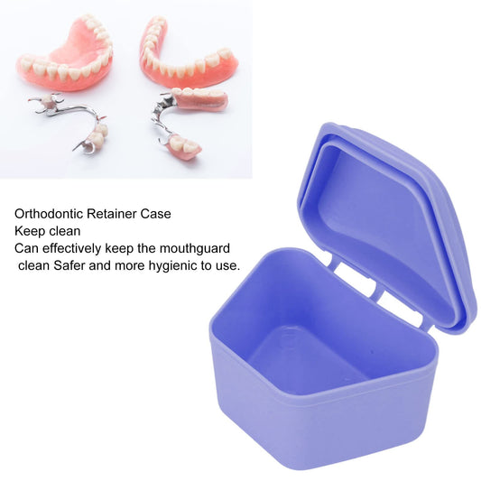 ANGGREK lockable denture storage box closed