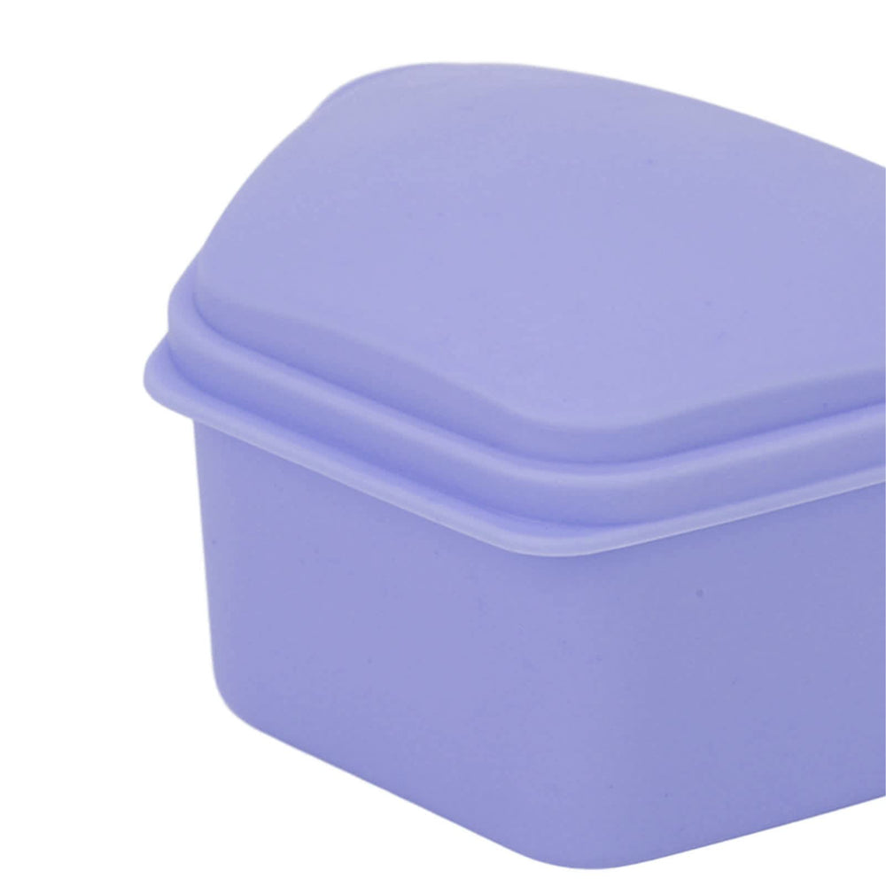 ANGGREK trapezoid design denture storage on desk