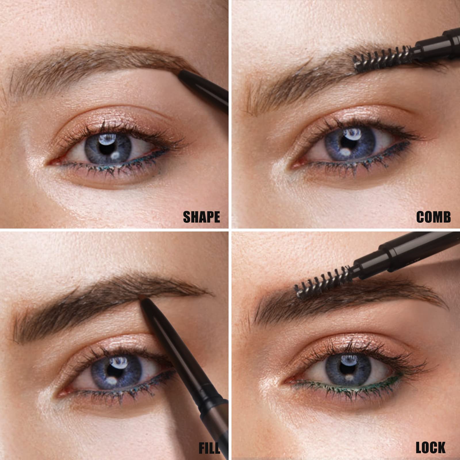 Anglicolor Eyebrow Pencil Five-tint range matches diverse hair colors and skin tones.