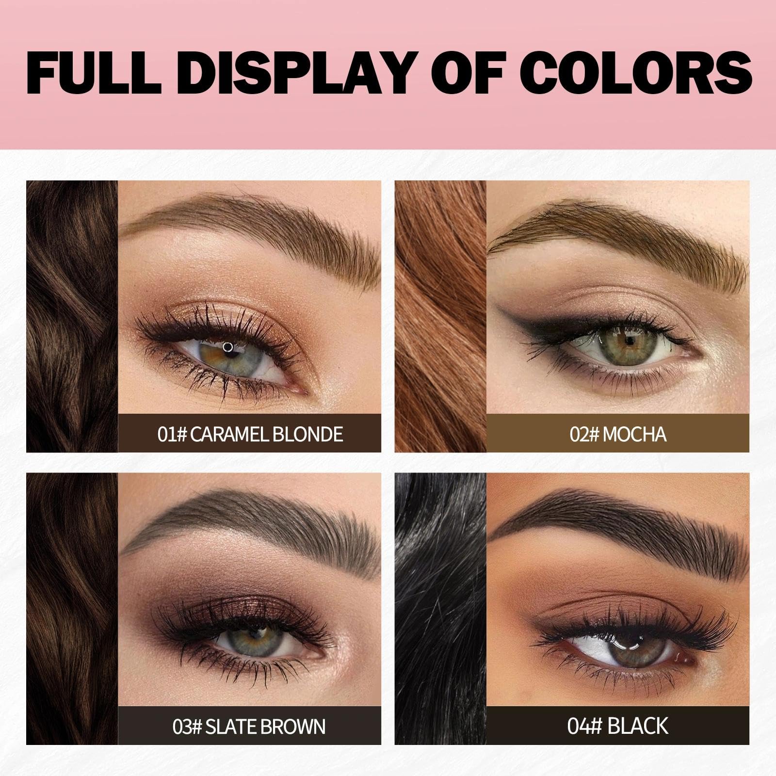 Anglicolor long-lasting brow makeup resists daily wear
