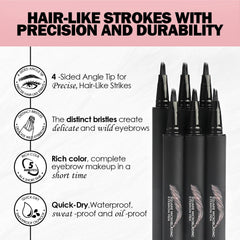 Anglicolor quick-drying brow pen supports fast routine