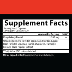 Close-up of Turmeric Ginger Maxx capsules