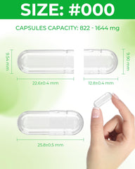 DIY capsule filling kit with two spoons for size 000 capsules