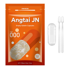Angtai JN empty gelatin capsules size 000 made from pure bovine gelatin