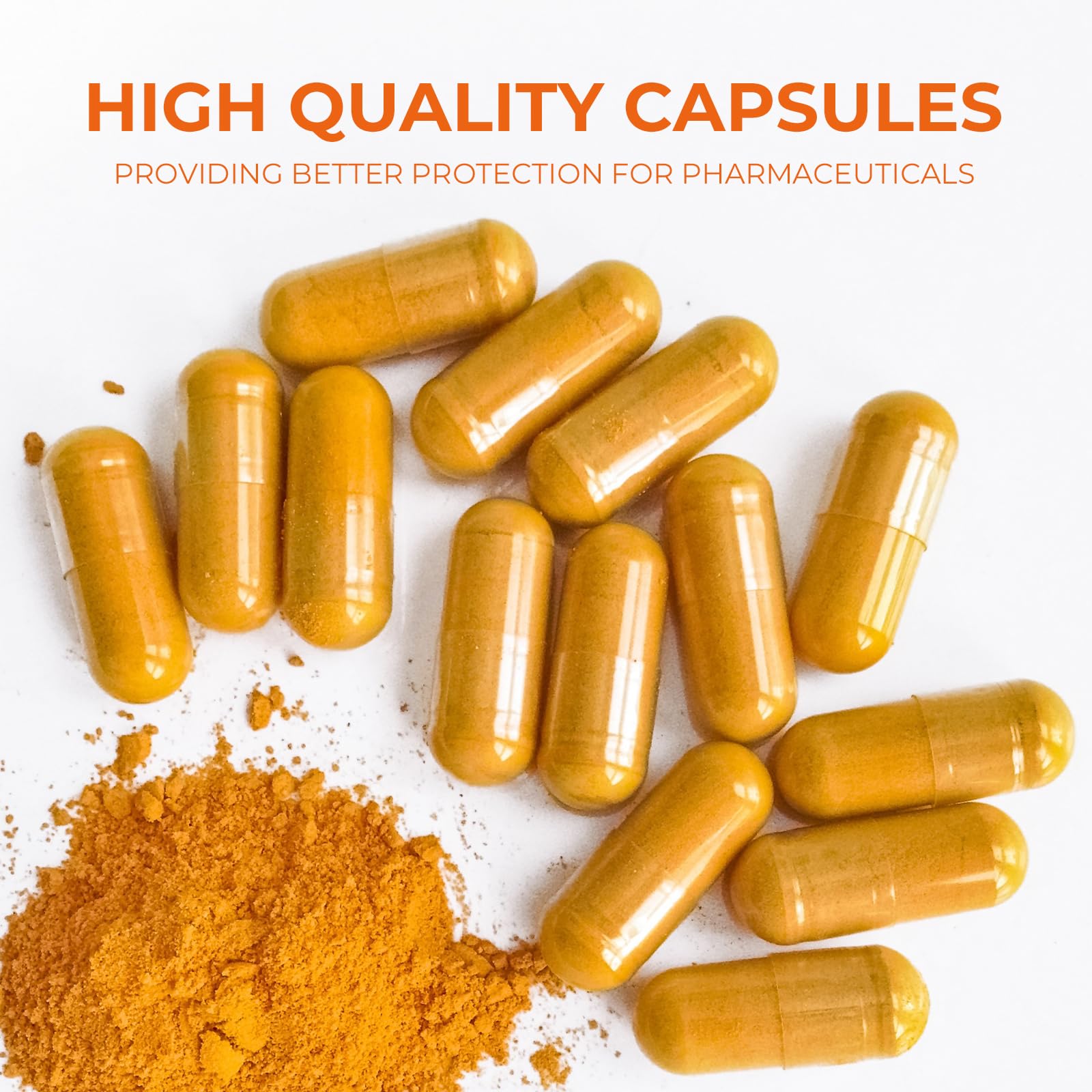 Durable clear gelatin capsules made from bovine gelatin