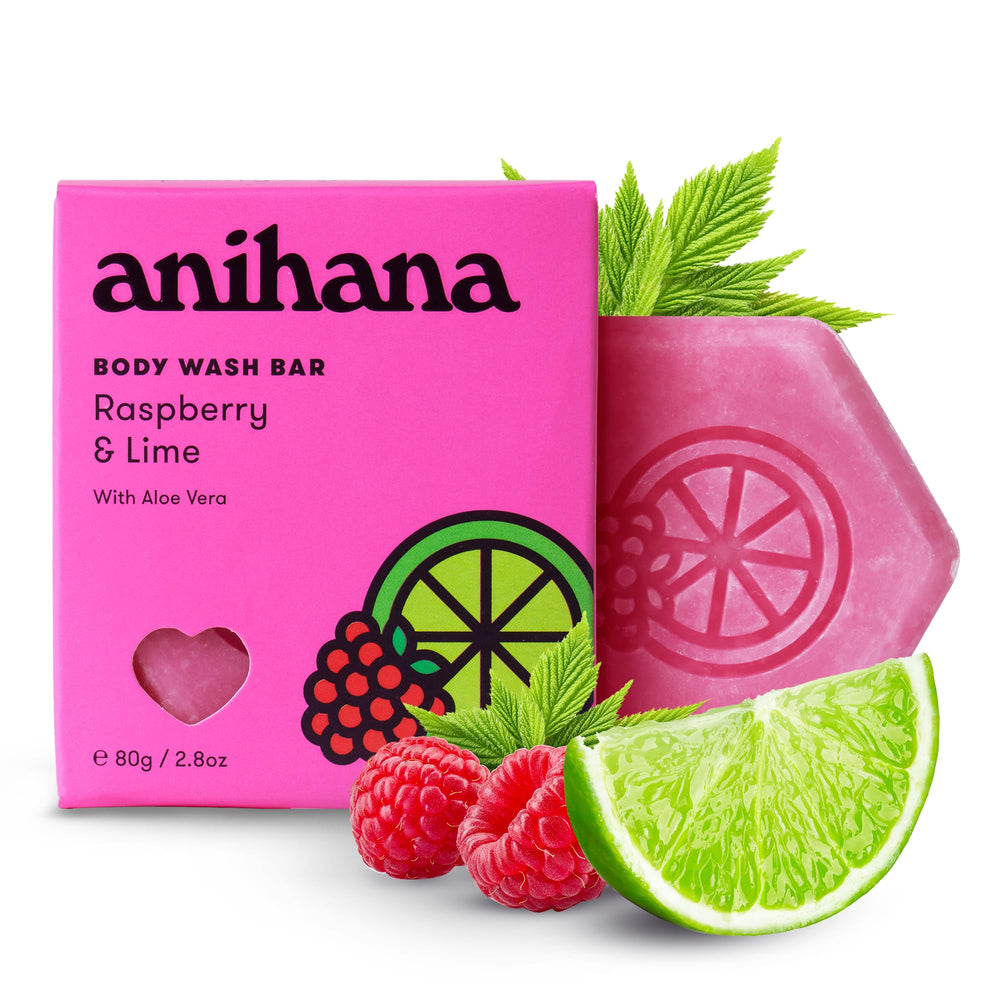 ANIHANA body wash bar with coconut oil and aloe for gentle hydration