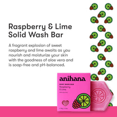 ANIHANA raspberry and lime fragrance for refreshing cleanse
