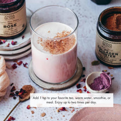 Bottle of Anima Mundi Apothecary vegan collagen booster powder