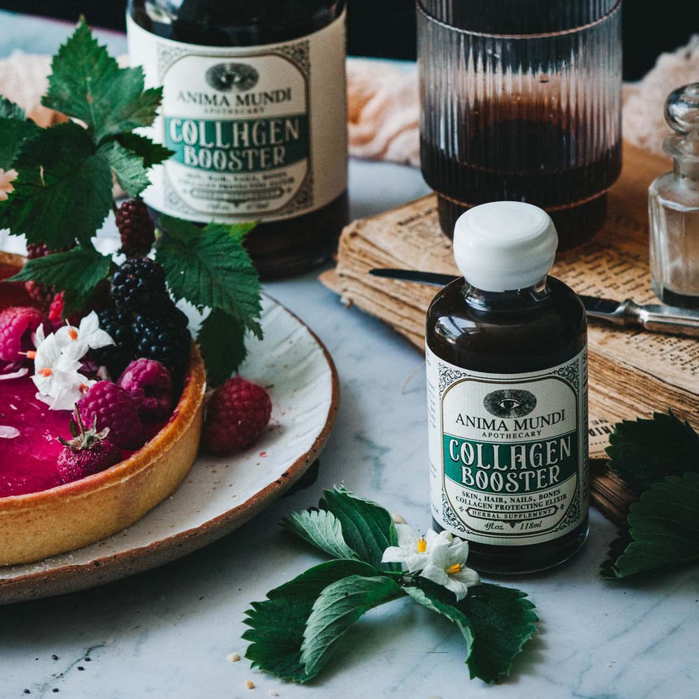 Ingredients including Nettle, Calendula, and Mangosteen