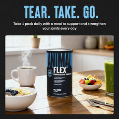 Animal Flex hyaluronic acid and flaxseed oil promote smoother joint movement.