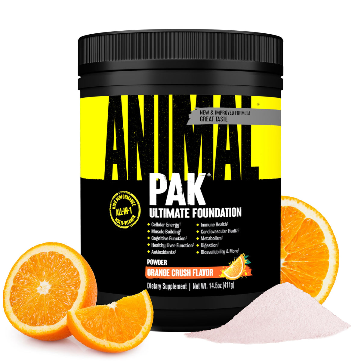 Animal Pak front label and branding