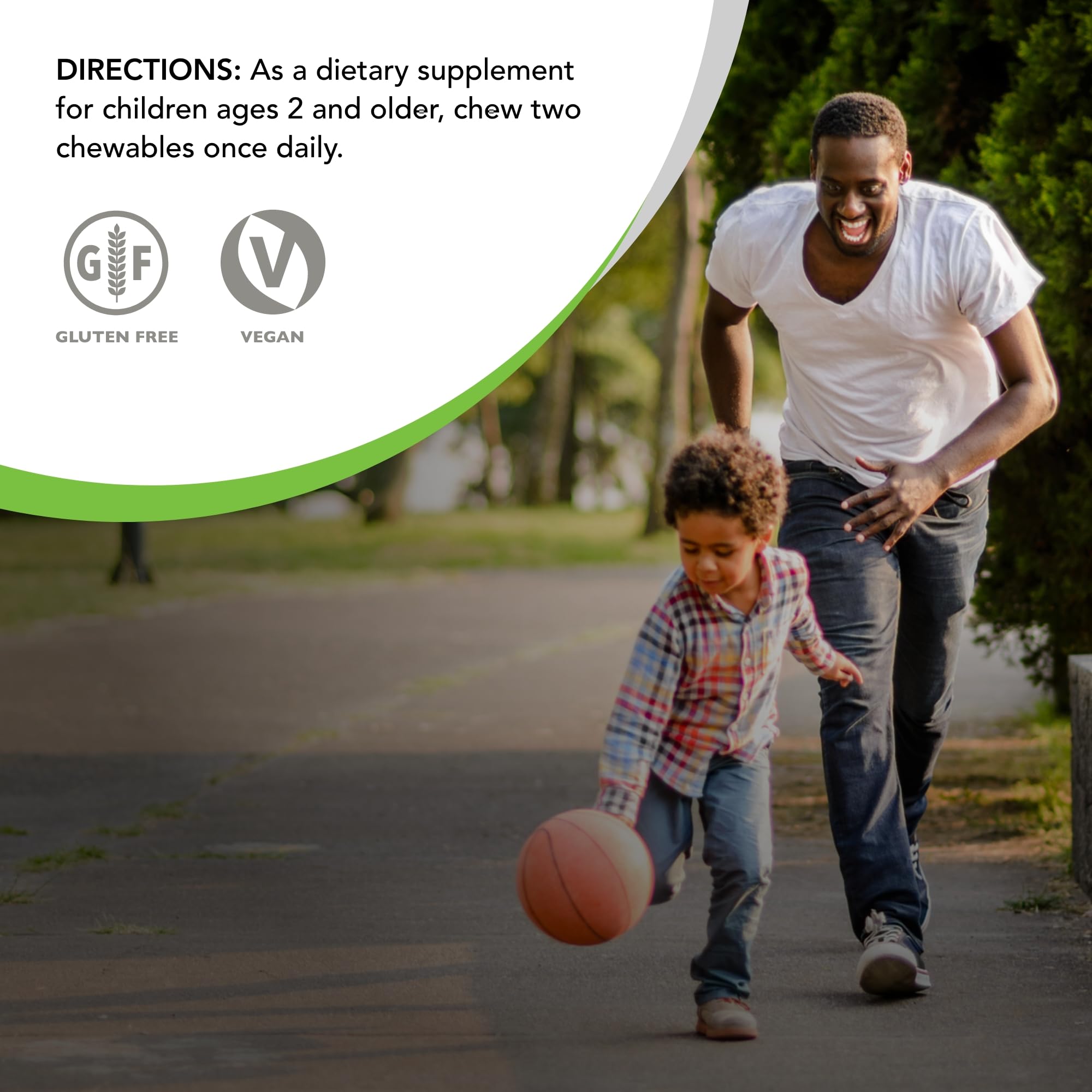 Gluten-free and hypoallergenic kids multivitamin, 60 servings