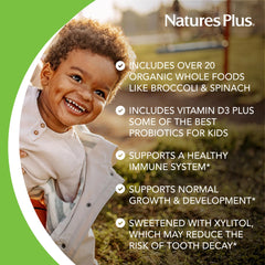 Close-up of NaturesPlus Animal Parade Gold bottle