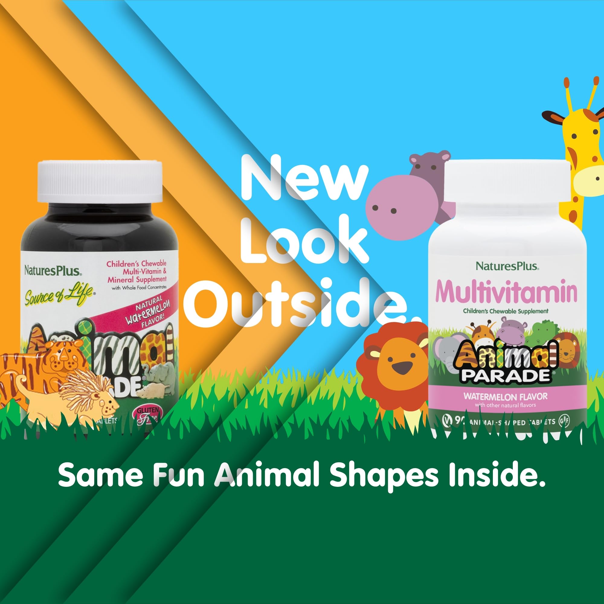 Animal Parade kids multivitamin packaging