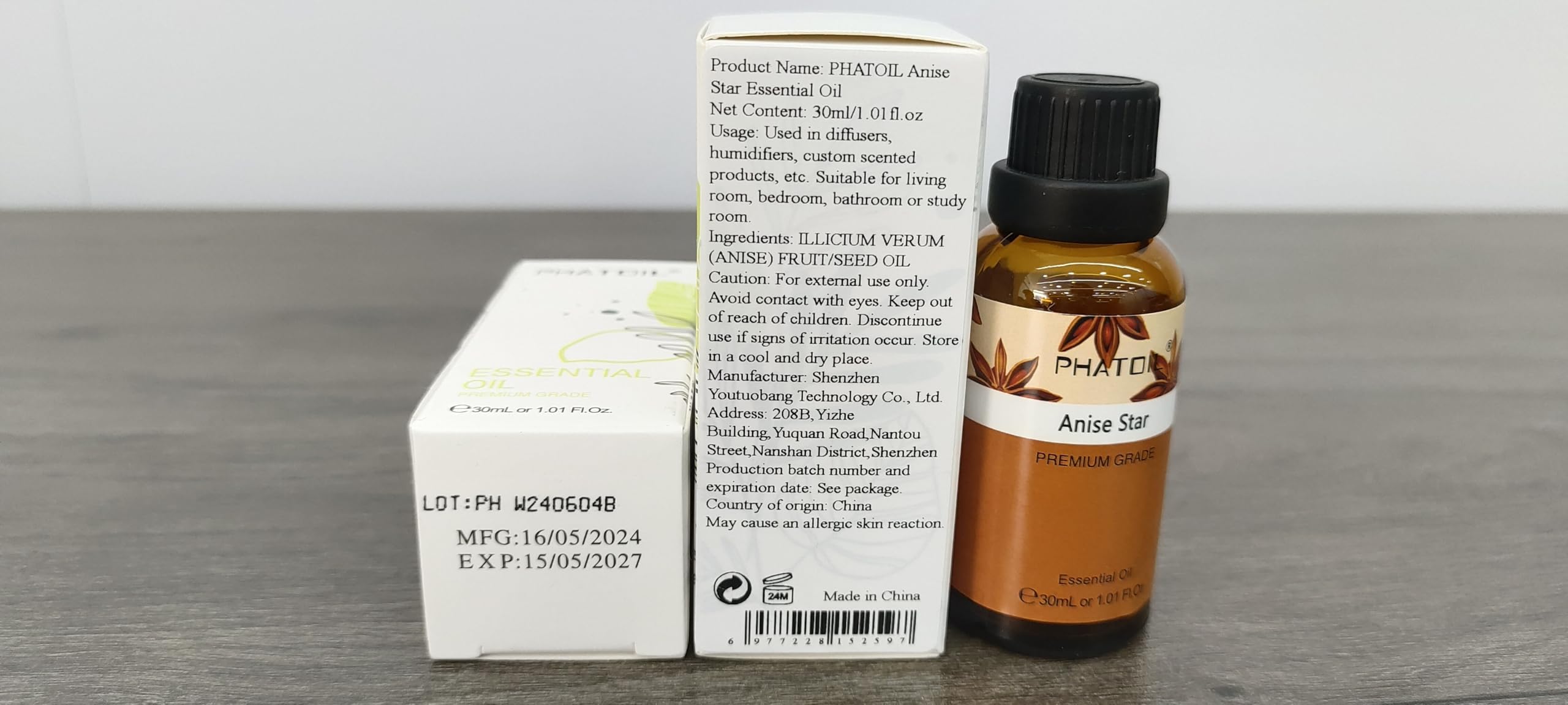 Anise Star essential oil used at home or in an office setting