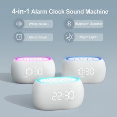 ANJANK alarm clock with Bluetooth speaker display for easy wake-ups