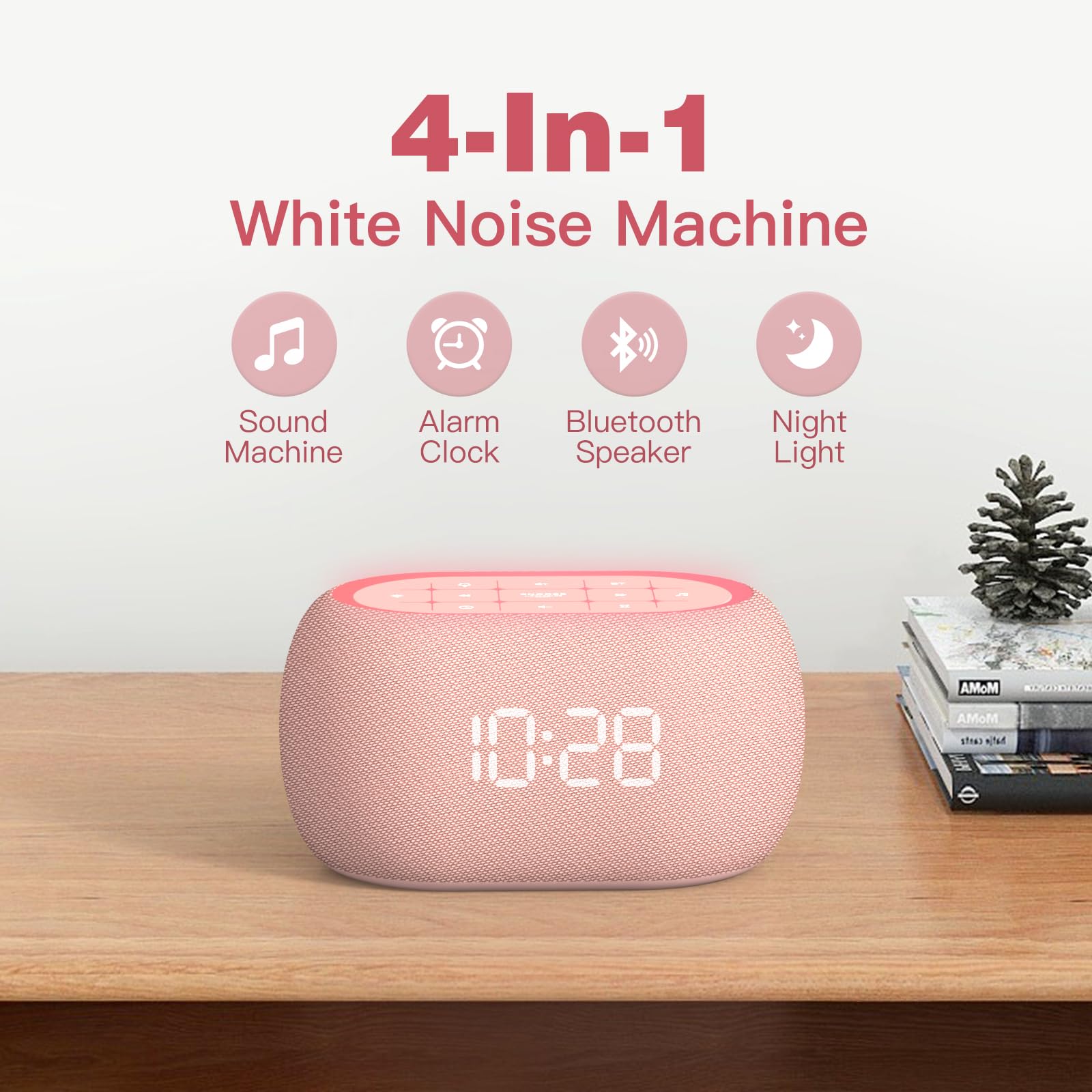 ANJANK Bluetooth 5.0 speaker delivers crystal-clear stereo for wireless playback.