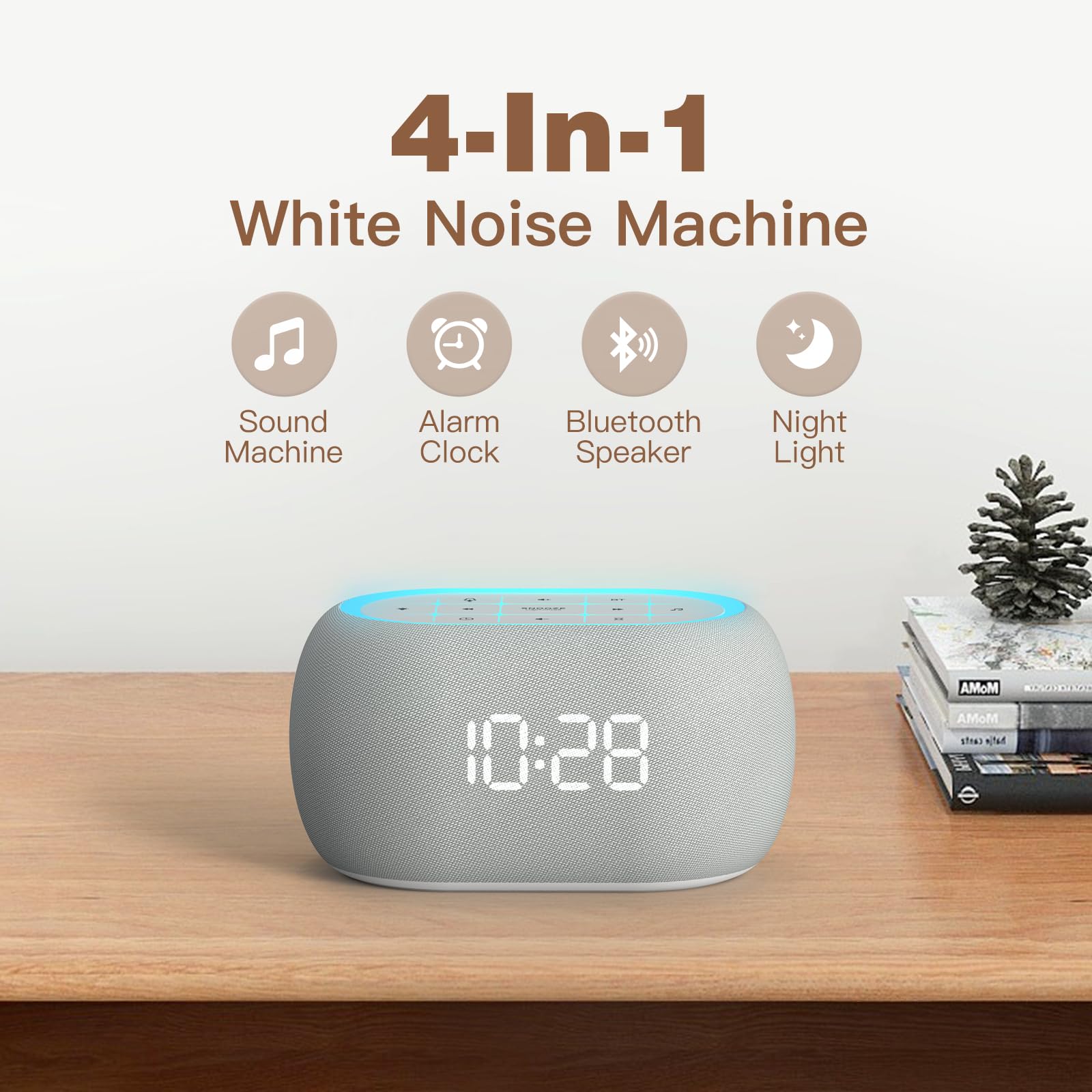 ANJANK Bluetooth dual speaker delivers rich stereo for relaxing playlists.