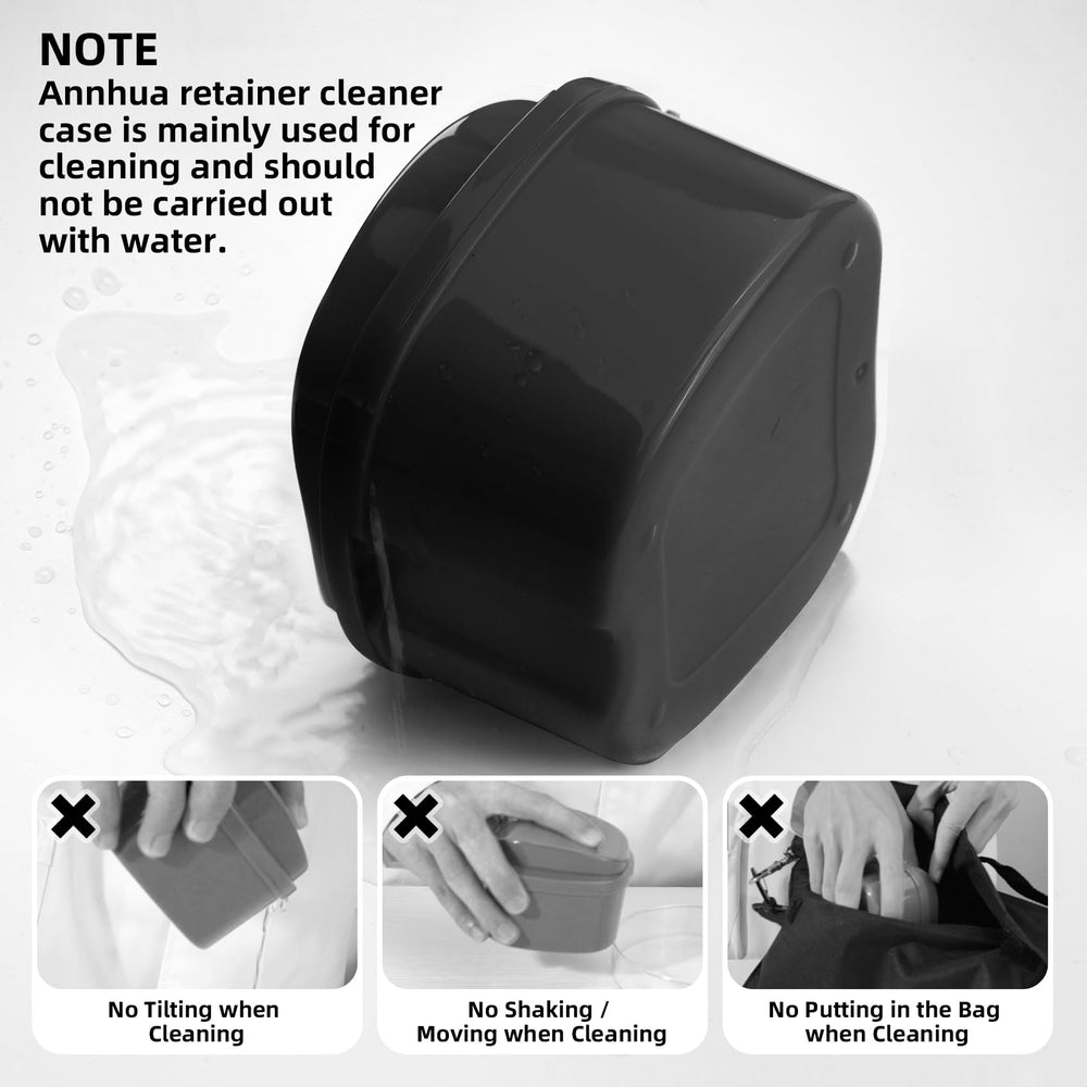 Full product image showing the denture cup in portable design
